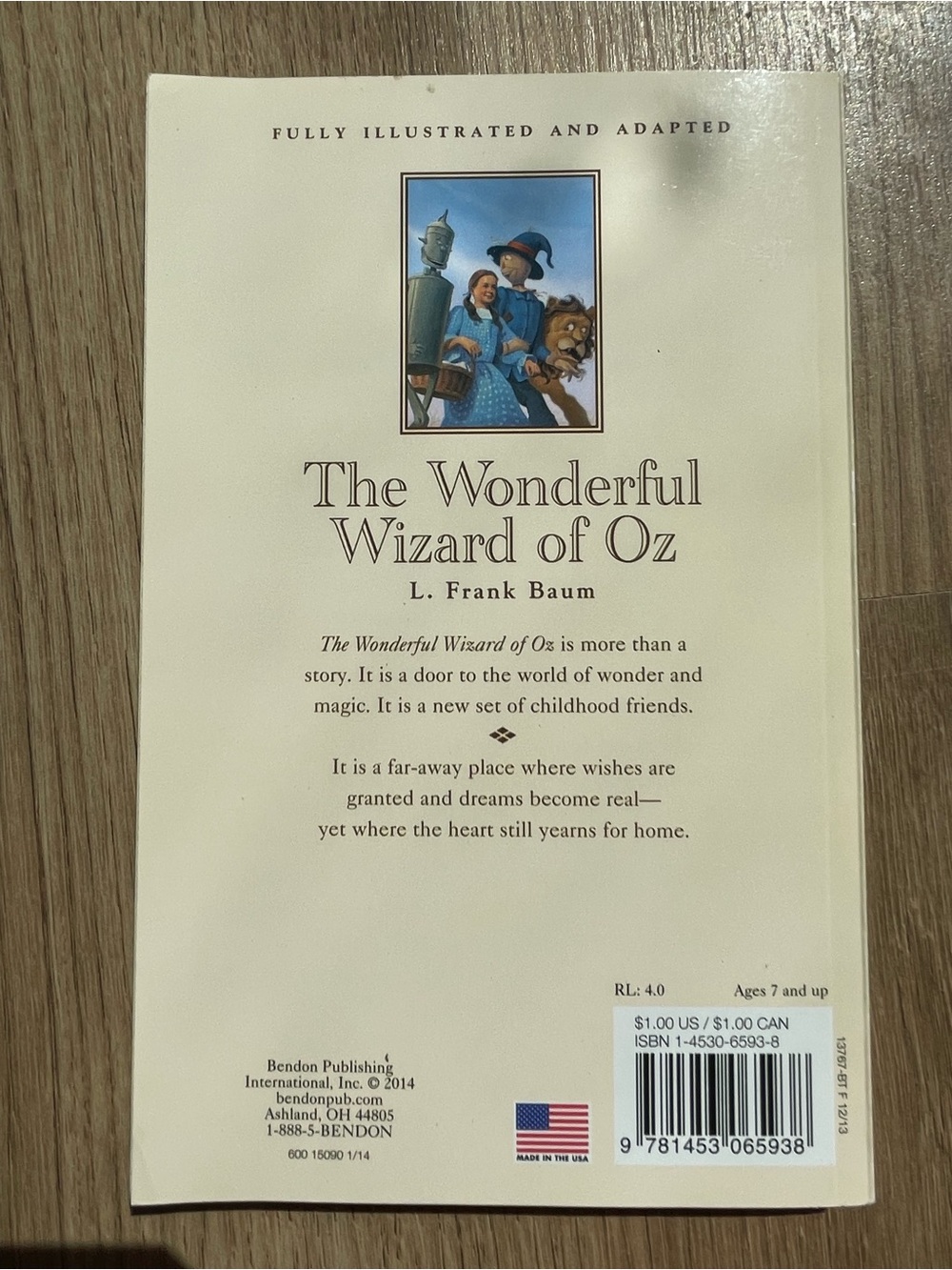🐱 Junior Classics Book for Young Readers | The Wonderful Wizard of Oz - Picture 2 of 2